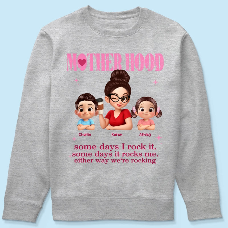 Rockin' Motherhood - Personalized Shirt - Mother's Day Gift for Mom, Wife