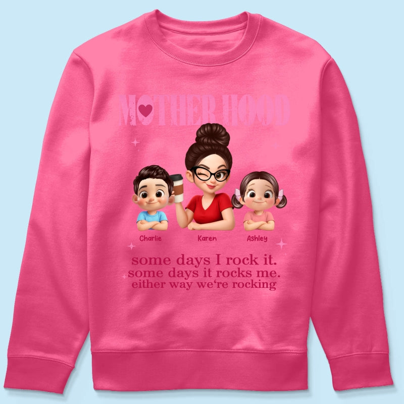 Rockin' Motherhood - Personalized Shirt - Mother's Day Gift for Mom, Wife