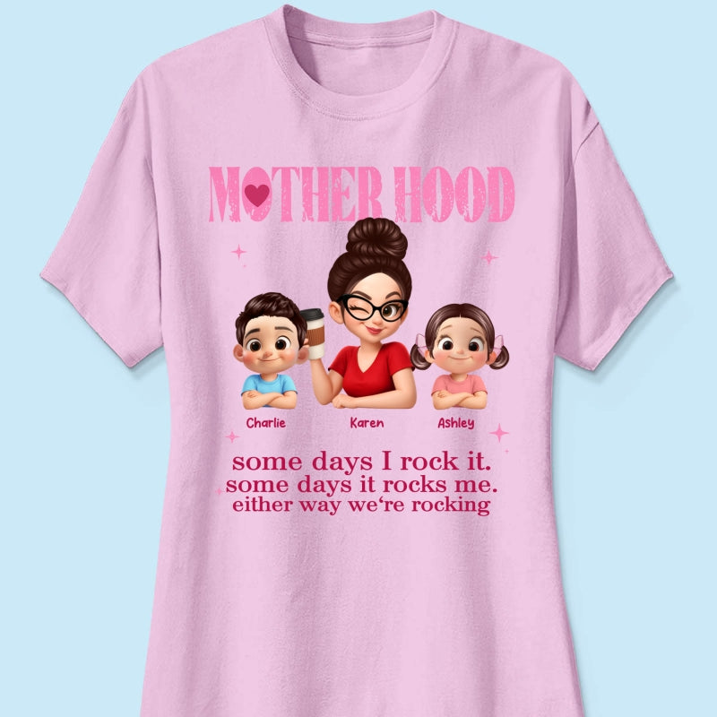 Rockin' Motherhood - Personalized Shirt - Mother's Day Gift for Mom, Wife