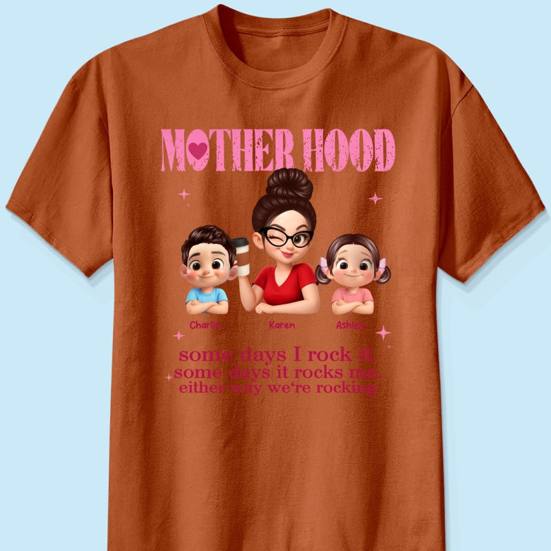 Rockin' Motherhood - Personalized Shirt - Mother's Day Gift for Mom, Wife