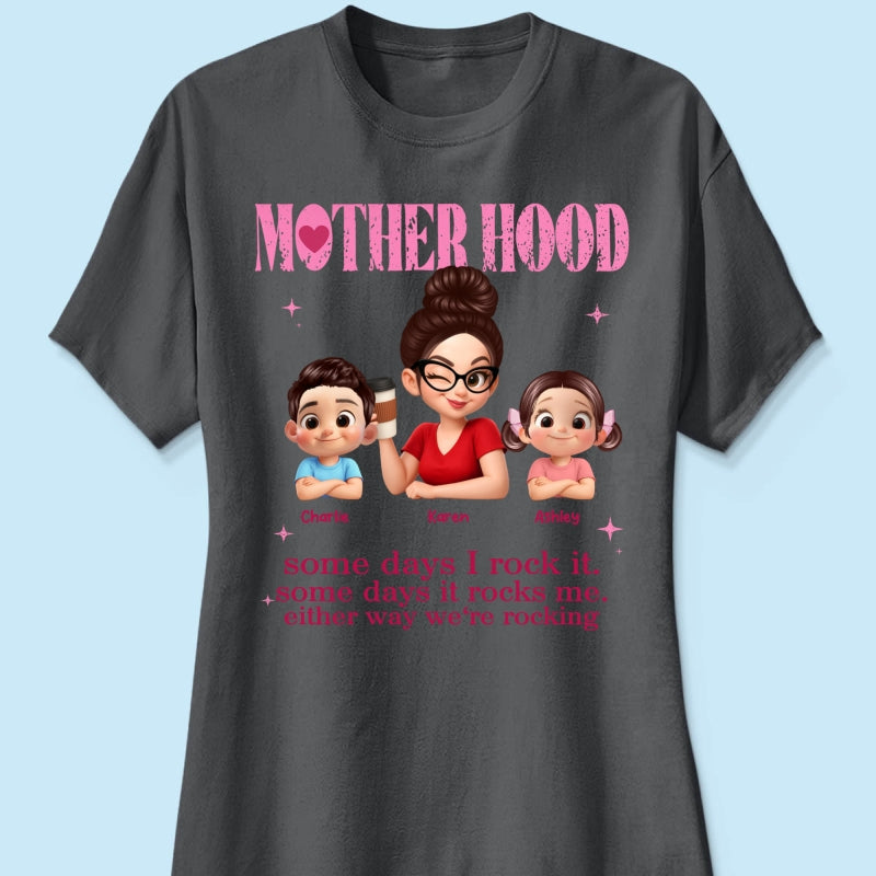 Rockin' Motherhood - Personalized Shirt - Mother's Day Gift for Mom, Wife