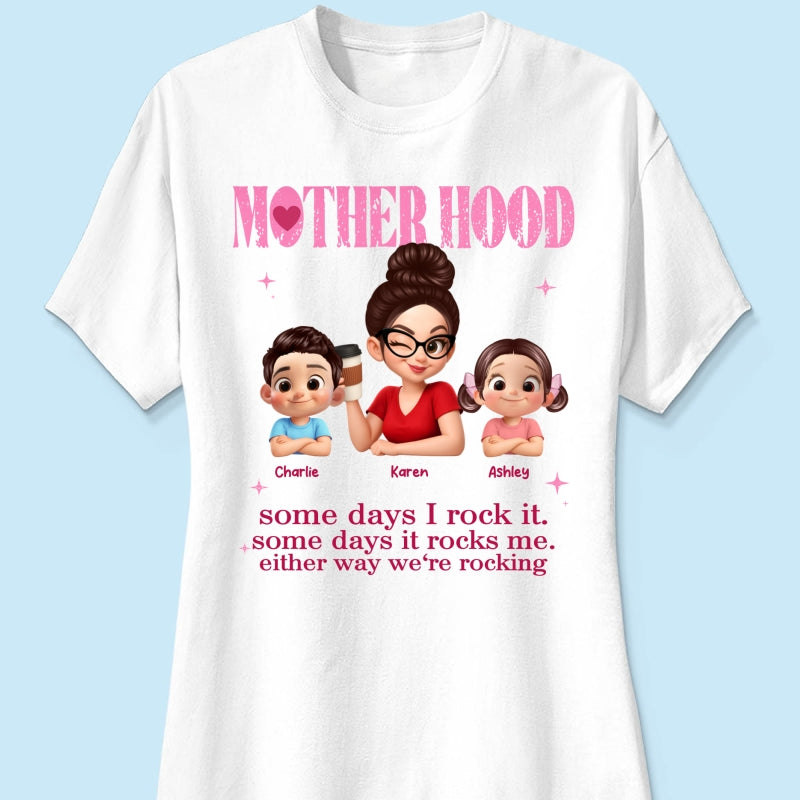 Rockin' Motherhood - Personalized Shirt - Mother's Day Gift for Mom, Wife
