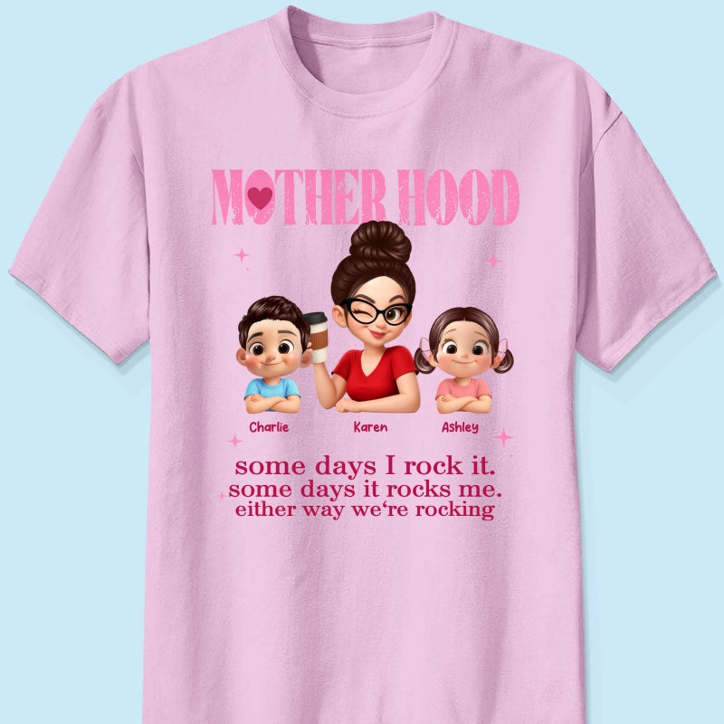 Rockin' Motherhood - Personalized Shirt - Mother's Day Gift for Mom, Wife