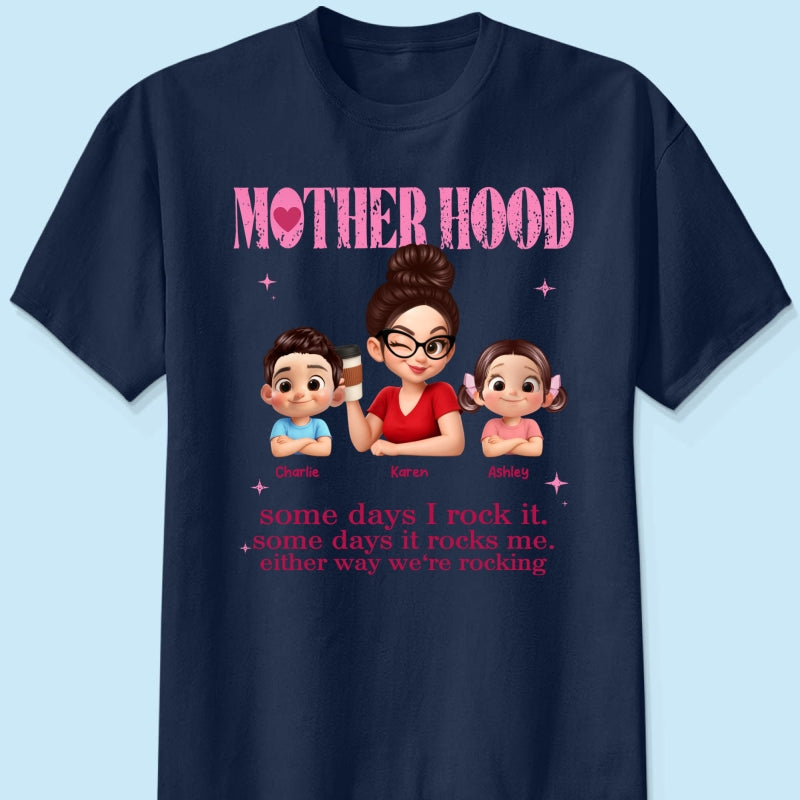 Rockin' Motherhood - Personalized Shirt - Mother's Day Gift for Mom, Wife