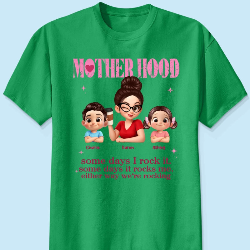 Rockin' Motherhood - Personalized Shirt - Mother's Day Gift for Mom, Wife