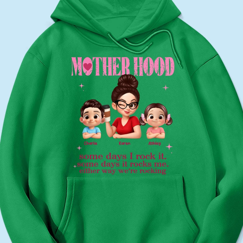 Rockin' Motherhood - Personalized Shirt - Mother's Day Gift for Mom, Wife