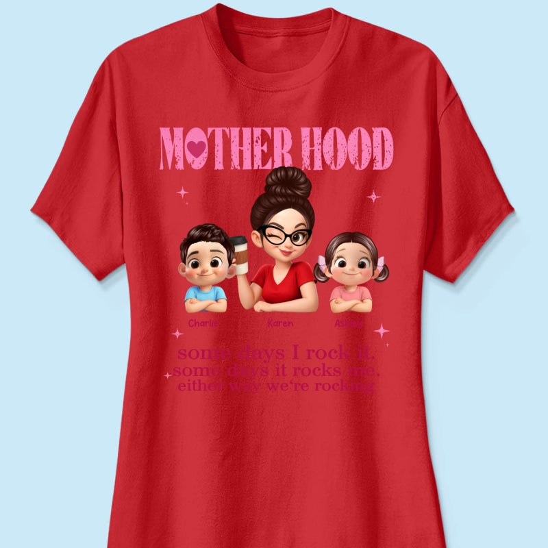 Rockin' Motherhood - Personalized Shirt - Mother's Day Gift for Mom, Wife