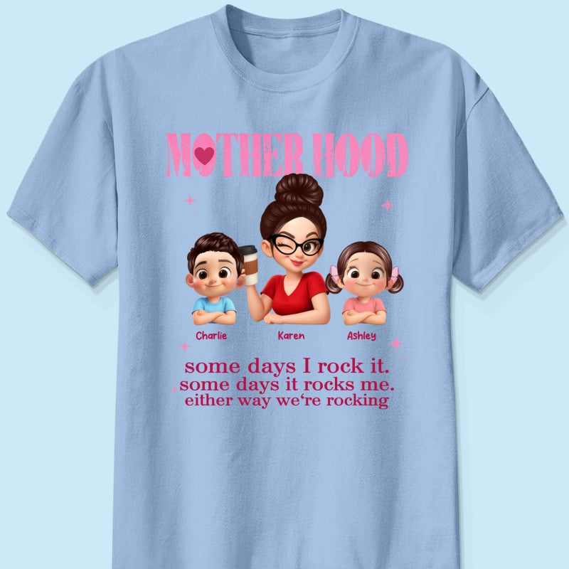 Rockin' Motherhood - Personalized Shirt - Mother's Day Gift for Mom, Wife