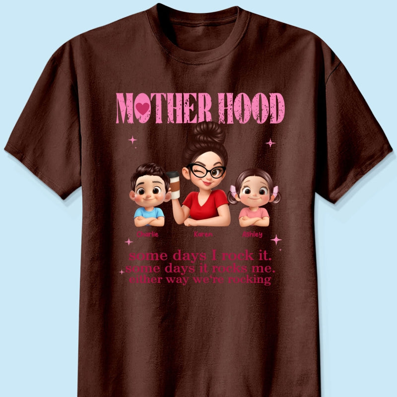 Rockin' Motherhood - Personalized Shirt - Mother's Day Gift for Mom, Wife