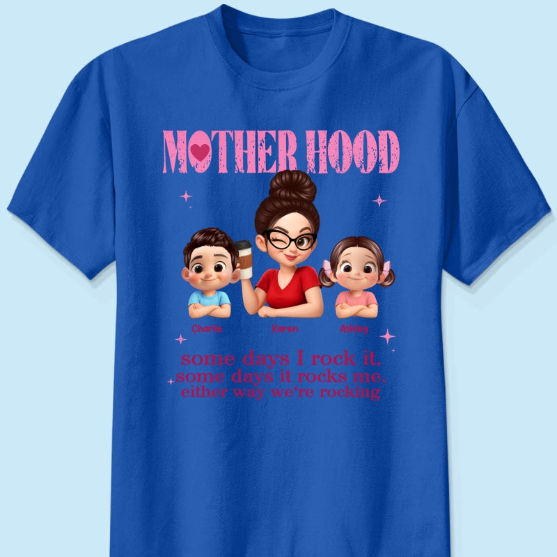 Rockin' Motherhood - Personalized Shirt - Mother's Day Gift for Mom, Wife
