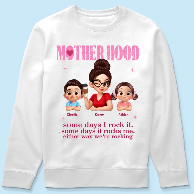 Rockin' Motherhood - Personalized Shirt - Mother's Day Gift for Mom, Wife