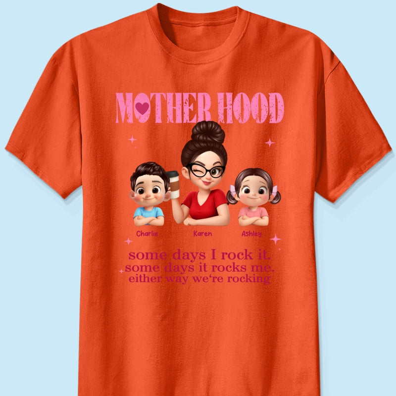 Rockin' Motherhood - Personalized Shirt - Mother's Day Gift for Mom, Wife