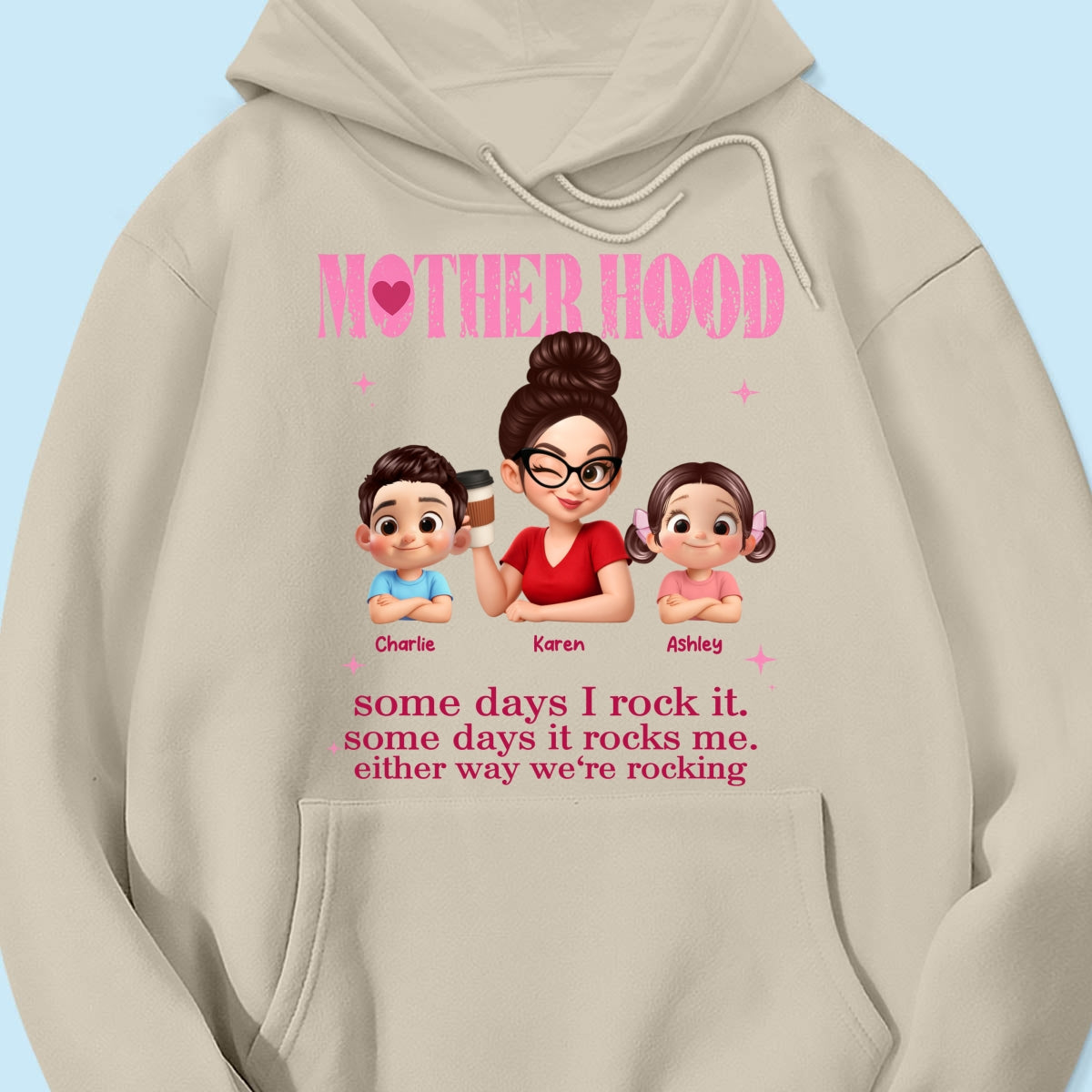 Rockin' Motherhood - Personalized Shirt - Mother's Day Gift for Mom, Wife