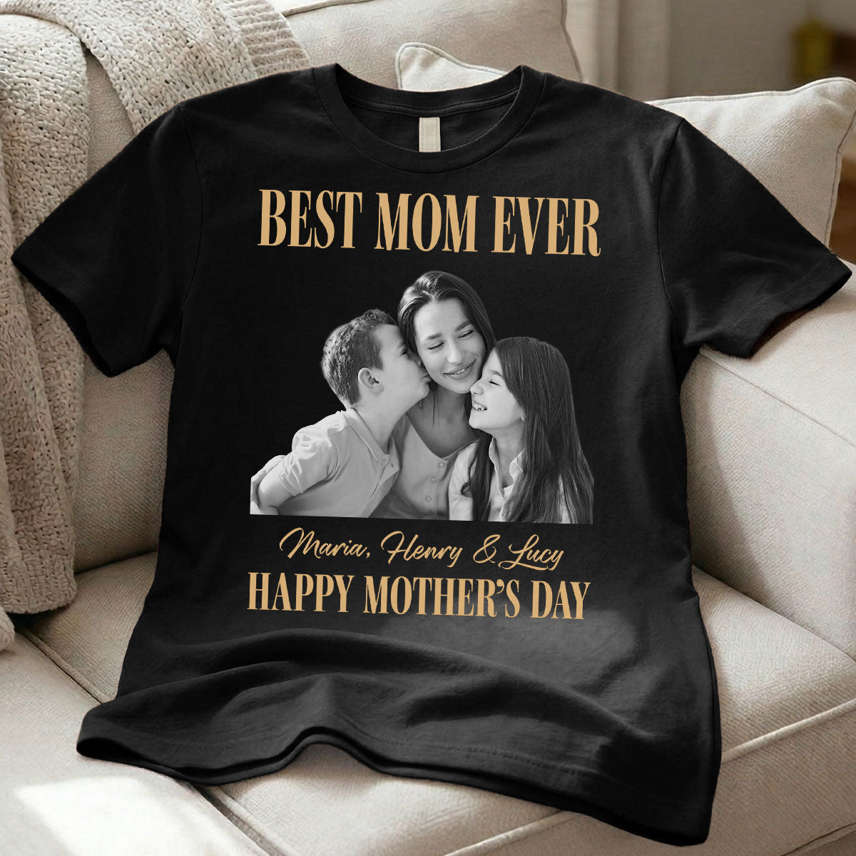 Trending Vintage Best Mom Ever - Personalized Shirt - Mother's Day Gift For Mom