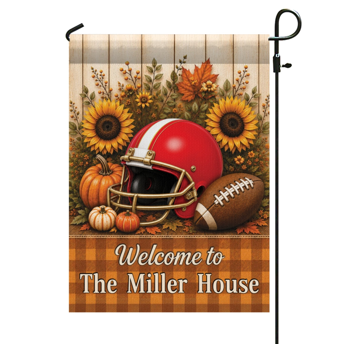 Trending Football Fall Season - Personalized Garden Flag - Fall Season Decoration For Family