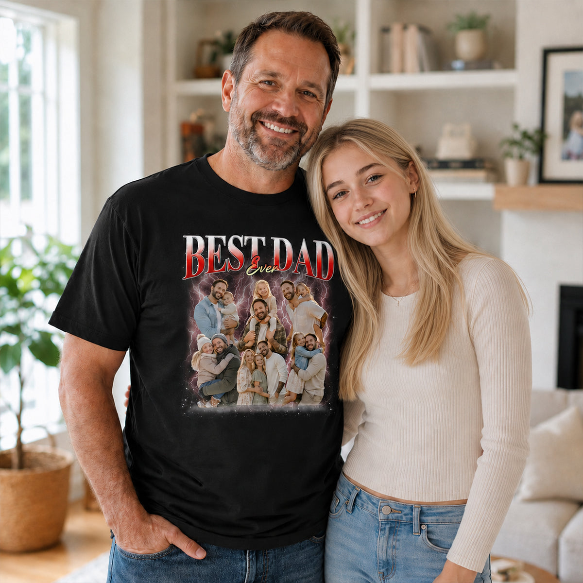 Custom Dad Photo 2026 Father's Day - Personalized Shirt - Gift for Dad, Husband