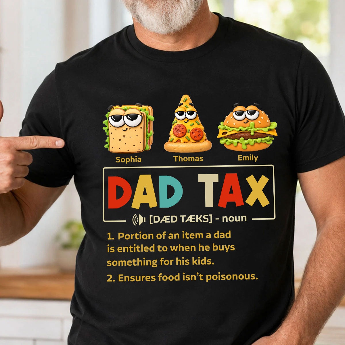 Taste Test Approved By Dad - Personalized Shirt - Heartfelt Gift For Dad, Husband