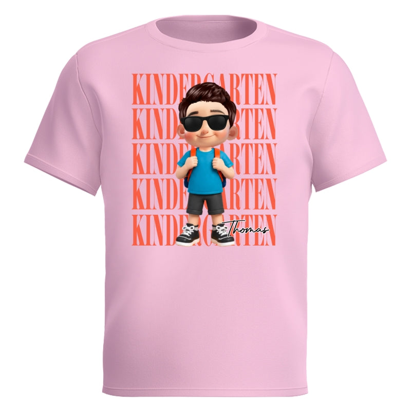 First Day Of School Cute Kid - Personalized Shirt - Back To School Gift