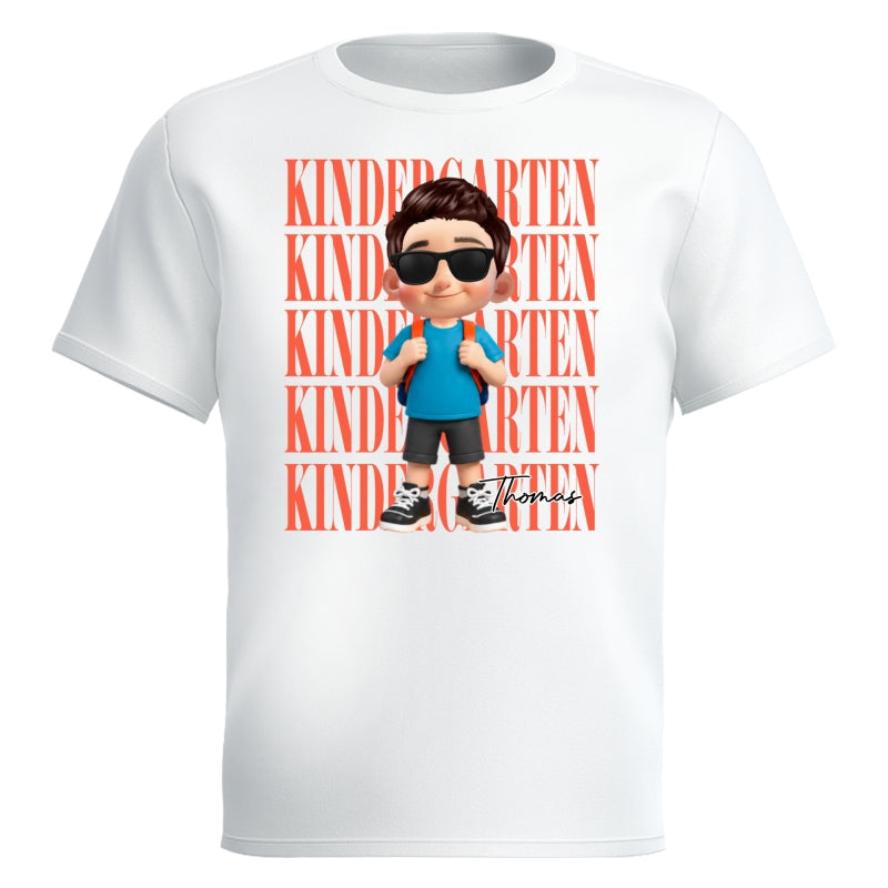 First Day Of School Cute Kid - Personalized Shirt - Back To School Gift