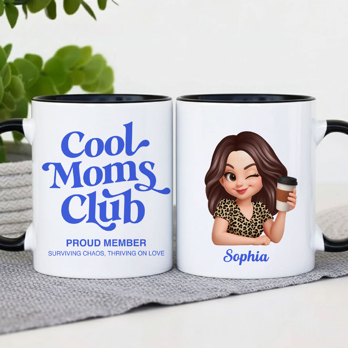 Cool Mom Club Proud Member - Personalized Mug - Mother's Day Gift for Mom, Wife