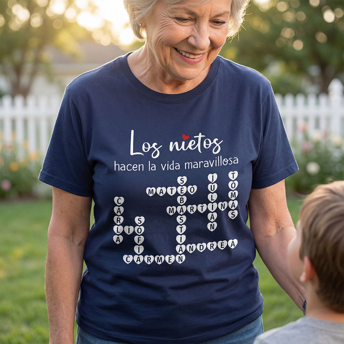 The Greatest Gift You Ever Know Crossword Puzzle Art - Personalized Shirt - Spanish Ver