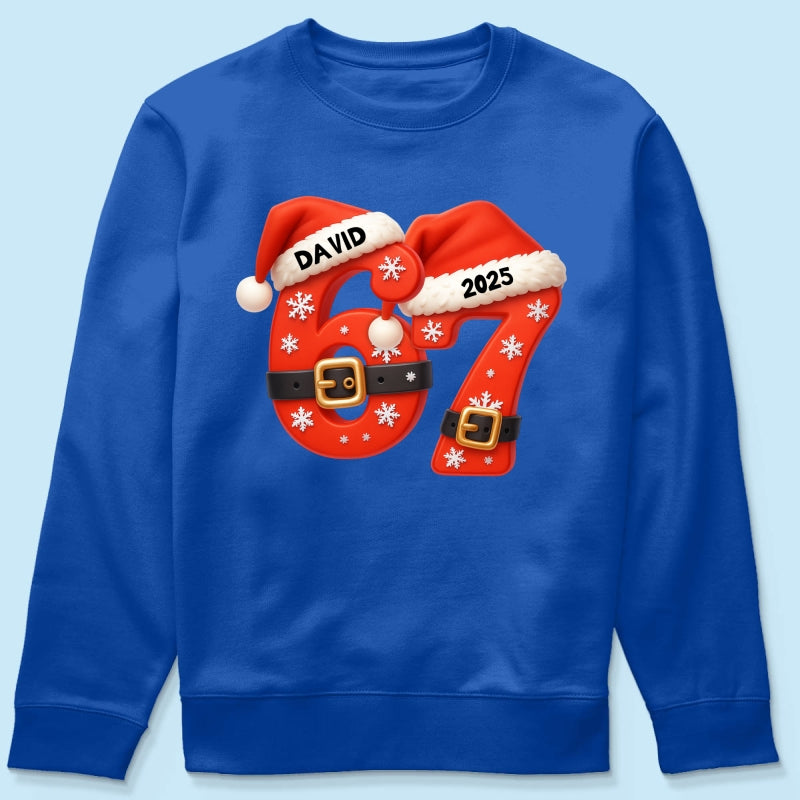 Custom Six Seven - Personalized Shirt - Teen Slang Funny Tree Decor, Funny Teen Grandkid Gift