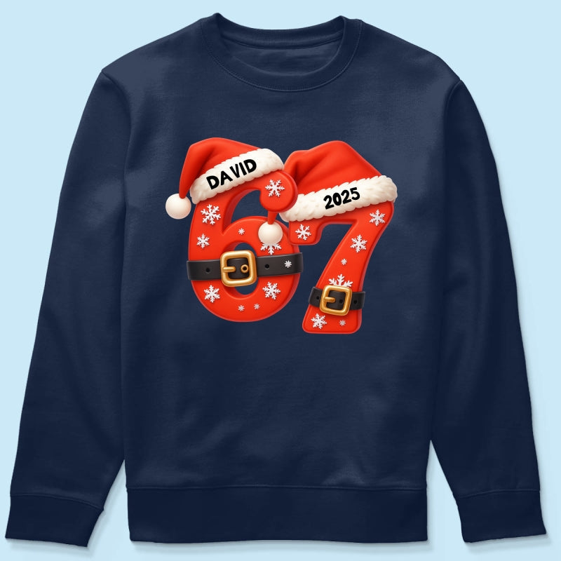 Custom Six Seven - Personalized Shirt - Teen Slang Funny Tree Decor, Funny Teen Grandkid Gift