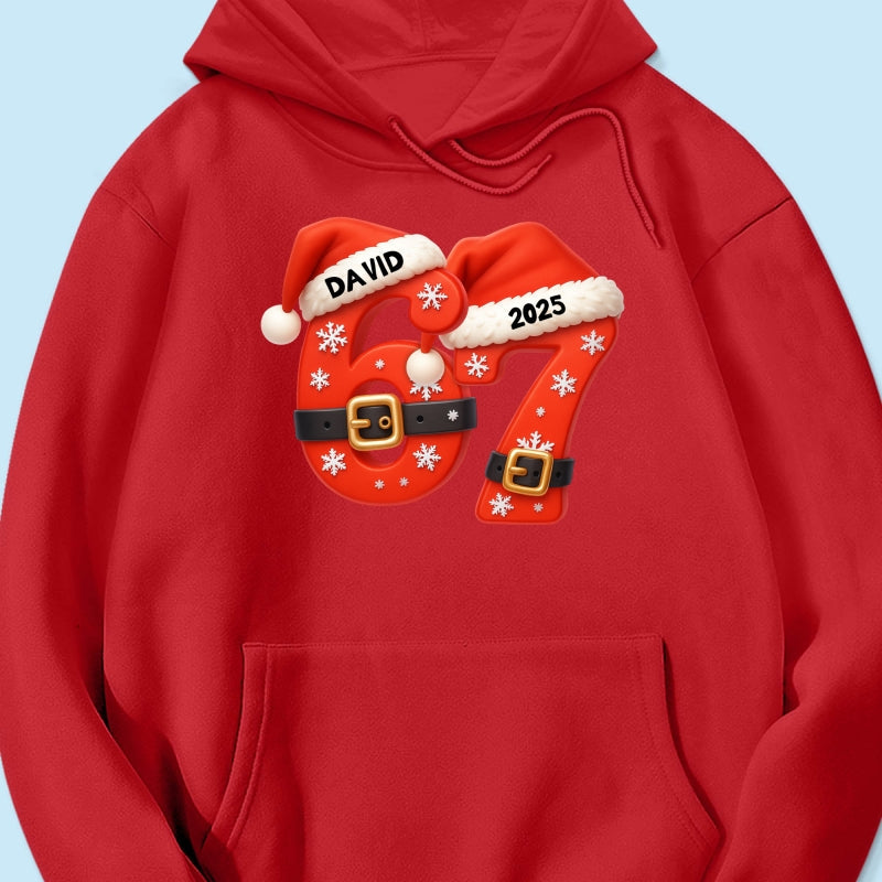 Custom Six Seven - Personalized Shirt - Teen Slang Funny Tree Decor, Funny Teen Grandkid Gift