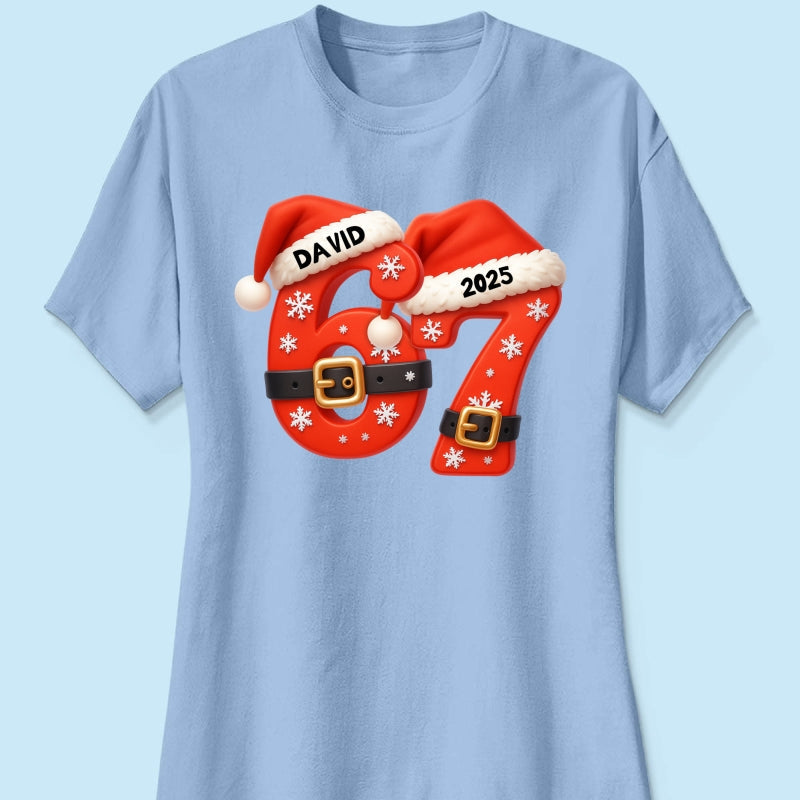Custom Six Seven - Personalized Shirt - Teen Slang Funny Tree Decor, Funny Teen Grandkid Gift