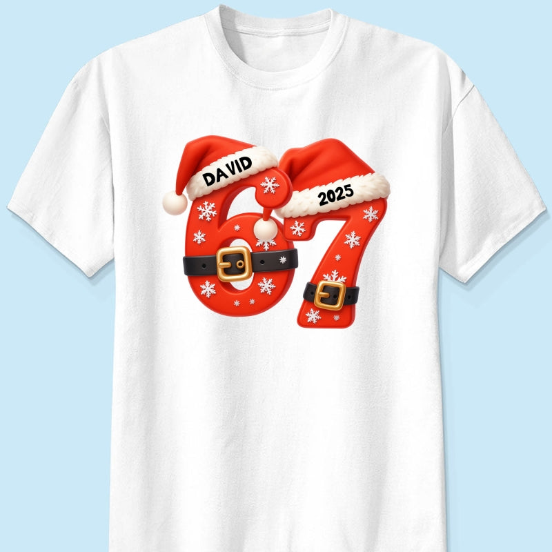 Custom Six Seven - Personalized Shirt - Teen Slang Funny Tree Decor, Funny Teen Grandkid Gift
