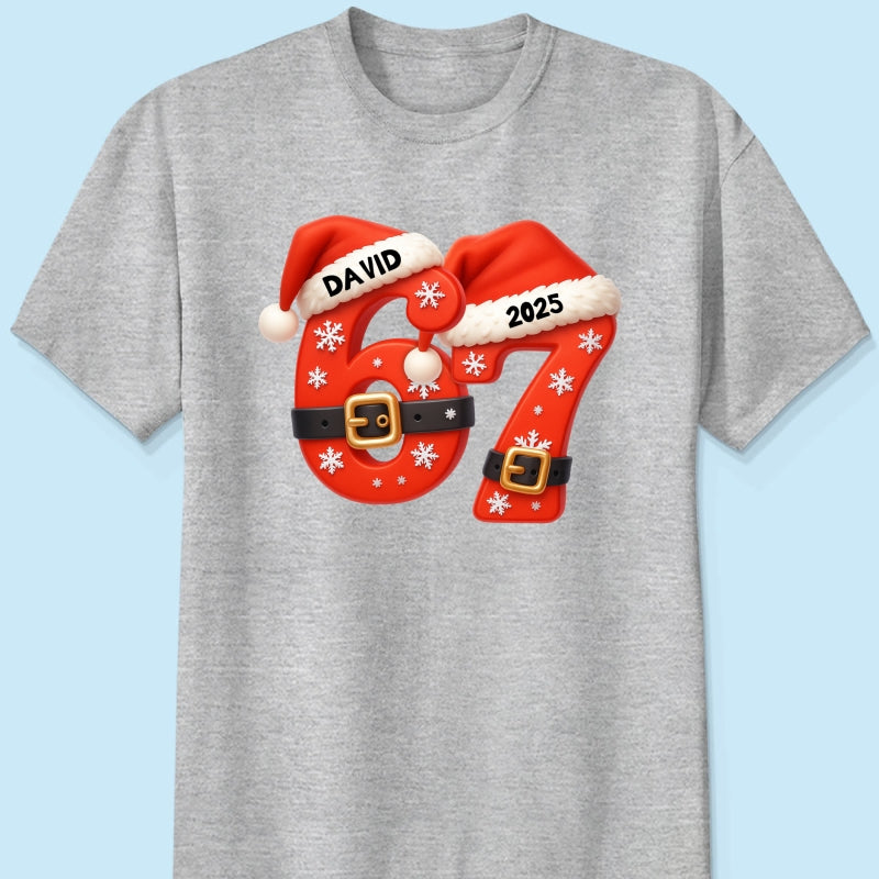 Custom Six Seven - Personalized Shirt - Teen Slang Funny Tree Decor, Funny Teen Grandkid Gift
