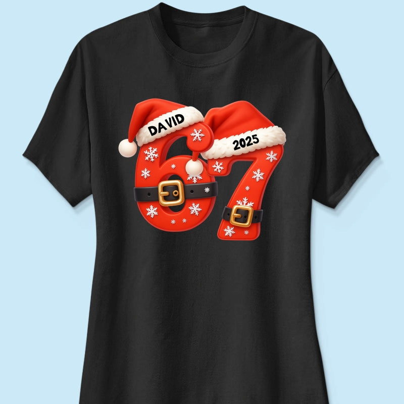 Custom Six Seven - Personalized Shirt - Teen Slang Funny Tree Decor, Funny Teen Grandkid Gift