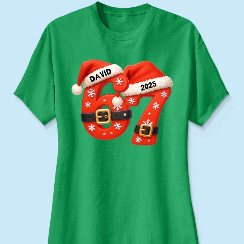 Custom Six Seven - Personalized Shirt - Teen Slang Funny Tree Decor, Funny Teen Grandkid Gift