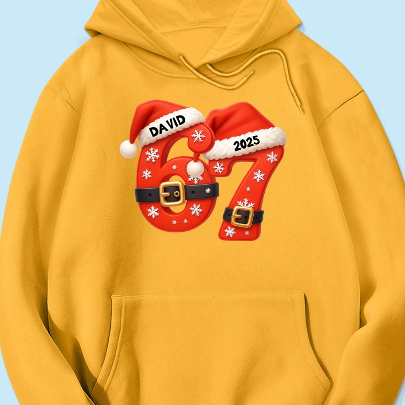 Custom Six Seven - Personalized Shirt - Teen Slang Funny Tree Decor, Funny Teen Grandkid Gift