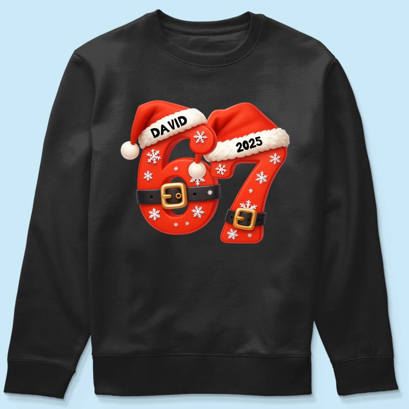 Custom Six Seven - Personalized Shirt - Teen Slang Funny Tree Decor, Funny Teen Grandkid Gift