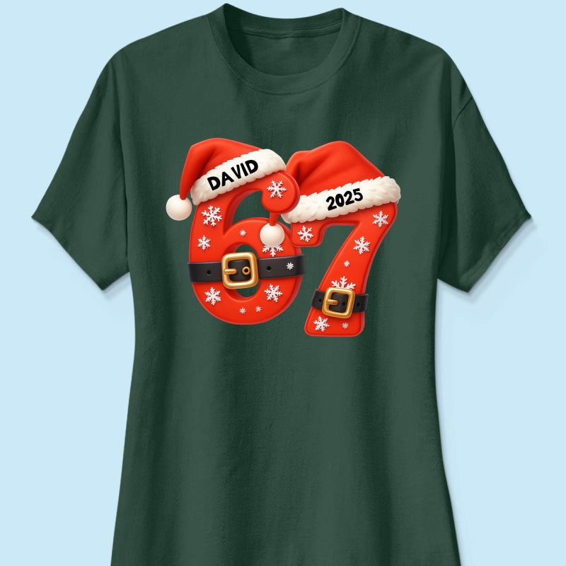 Custom Six Seven - Personalized Shirt - Teen Slang Funny Tree Decor, Funny Teen Grandkid Gift