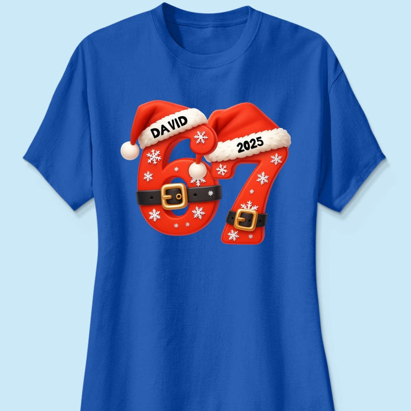 Custom Six Seven - Personalized Shirt - Teen Slang Funny Tree Decor, Funny Teen Grandkid Gift