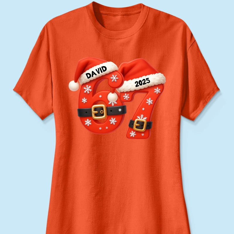 Custom Six Seven - Personalized Shirt - Teen Slang Funny Tree Decor, Funny Teen Grandkid Gift