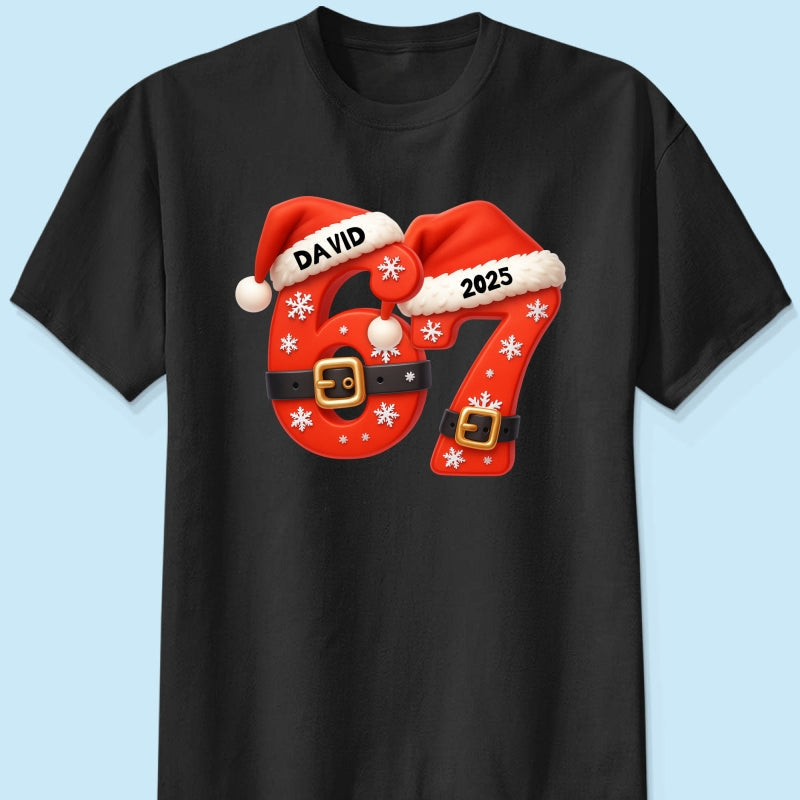 Custom Six Seven - Personalized Shirt - Teen Slang Funny Tree Decor, Funny Teen Grandkid Gift