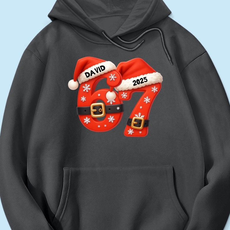 Custom Six Seven - Personalized Shirt - Teen Slang Funny Tree Decor, Funny Teen Grandkid Gift