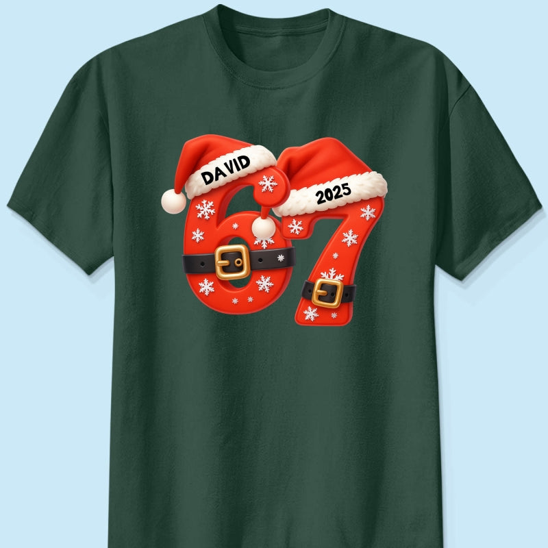 Custom Six Seven - Personalized Shirt - Teen Slang Funny Tree Decor, Funny Teen Grandkid Gift