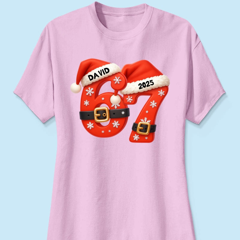 Custom Six Seven - Personalized Shirt - Teen Slang Funny Tree Decor, Funny Teen Grandkid Gift