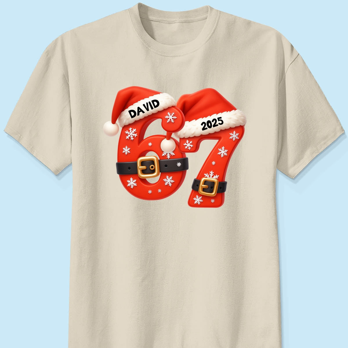 Custom Six Seven - Personalized Shirt - Teen Slang Funny Tree Decor, Funny Teen Grandkid Gift