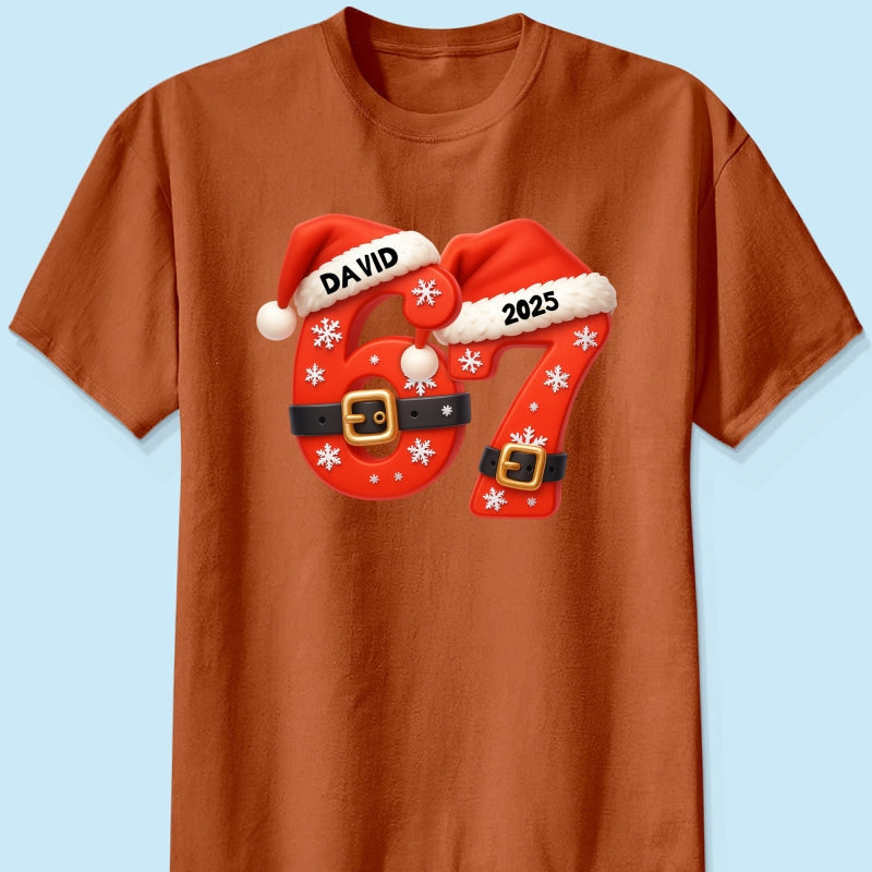 Custom Six Seven - Personalized Shirt - Teen Slang Funny Tree Decor, Funny Teen Grandkid Gift