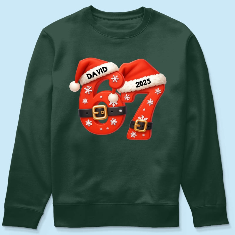 Custom Six Seven - Personalized Shirt - Teen Slang Funny Tree Decor, Funny Teen Grandkid Gift