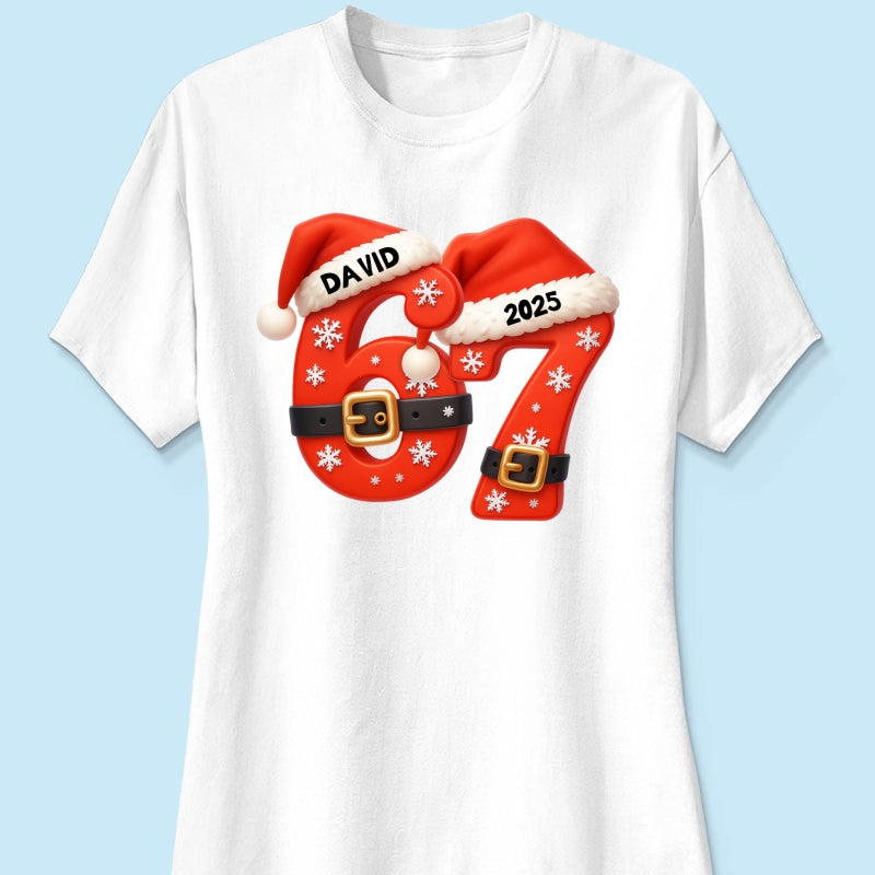 Custom Six Seven - Personalized Shirt - Teen Slang Funny Tree Decor, Funny Teen Grandkid Gift