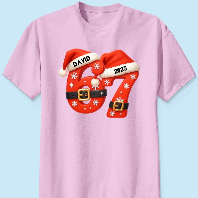 Custom Six Seven - Personalized Shirt - Teen Slang Funny Tree Decor, Funny Teen Grandkid Gift
