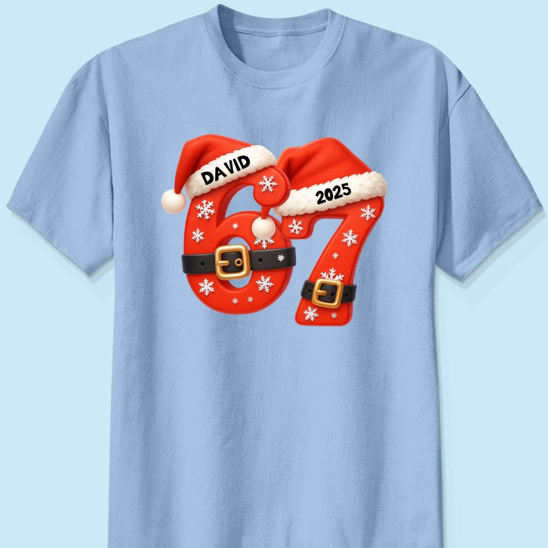 Custom Six Seven - Personalized Shirt - Teen Slang Funny Tree Decor, Funny Teen Grandkid Gift
