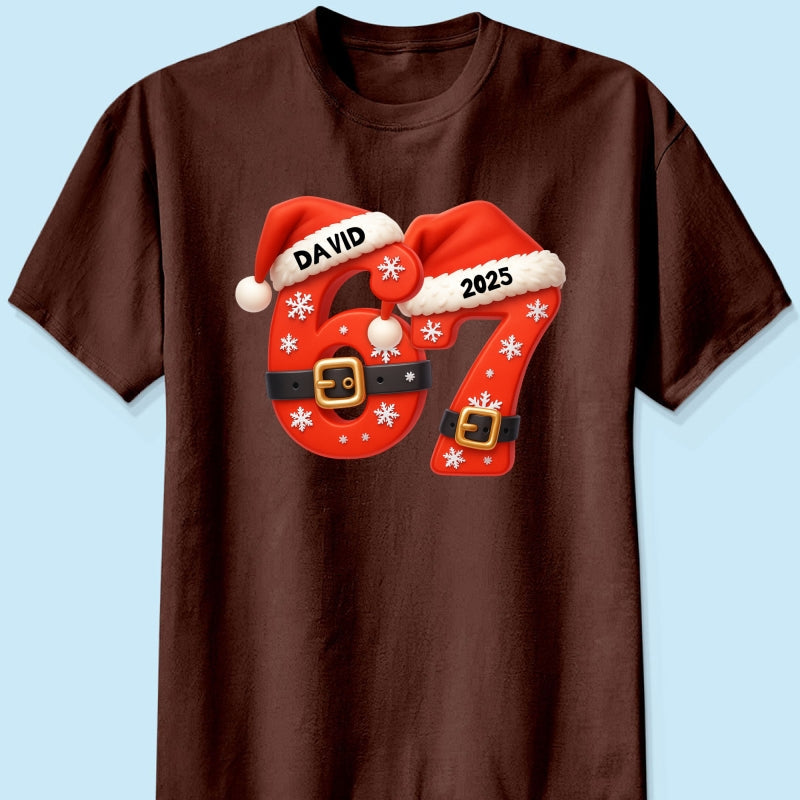 Custom Six Seven - Personalized Shirt - Teen Slang Funny Tree Decor, Funny Teen Grandkid Gift
