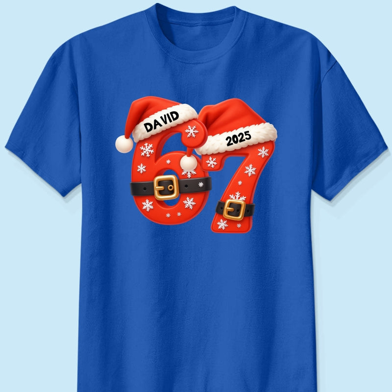 Custom Six Seven - Personalized Shirt - Teen Slang Funny Tree Decor, Funny Teen Grandkid Gift